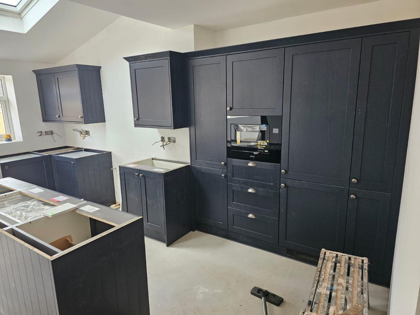 Kitchen renovation project completed by Inside Out PD in Wallasey